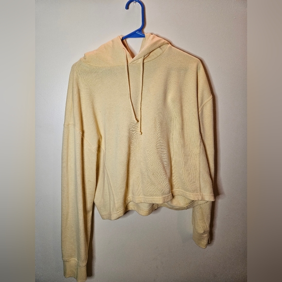 Yellow Vans Cropped Hoodie - Picture 1 of 3